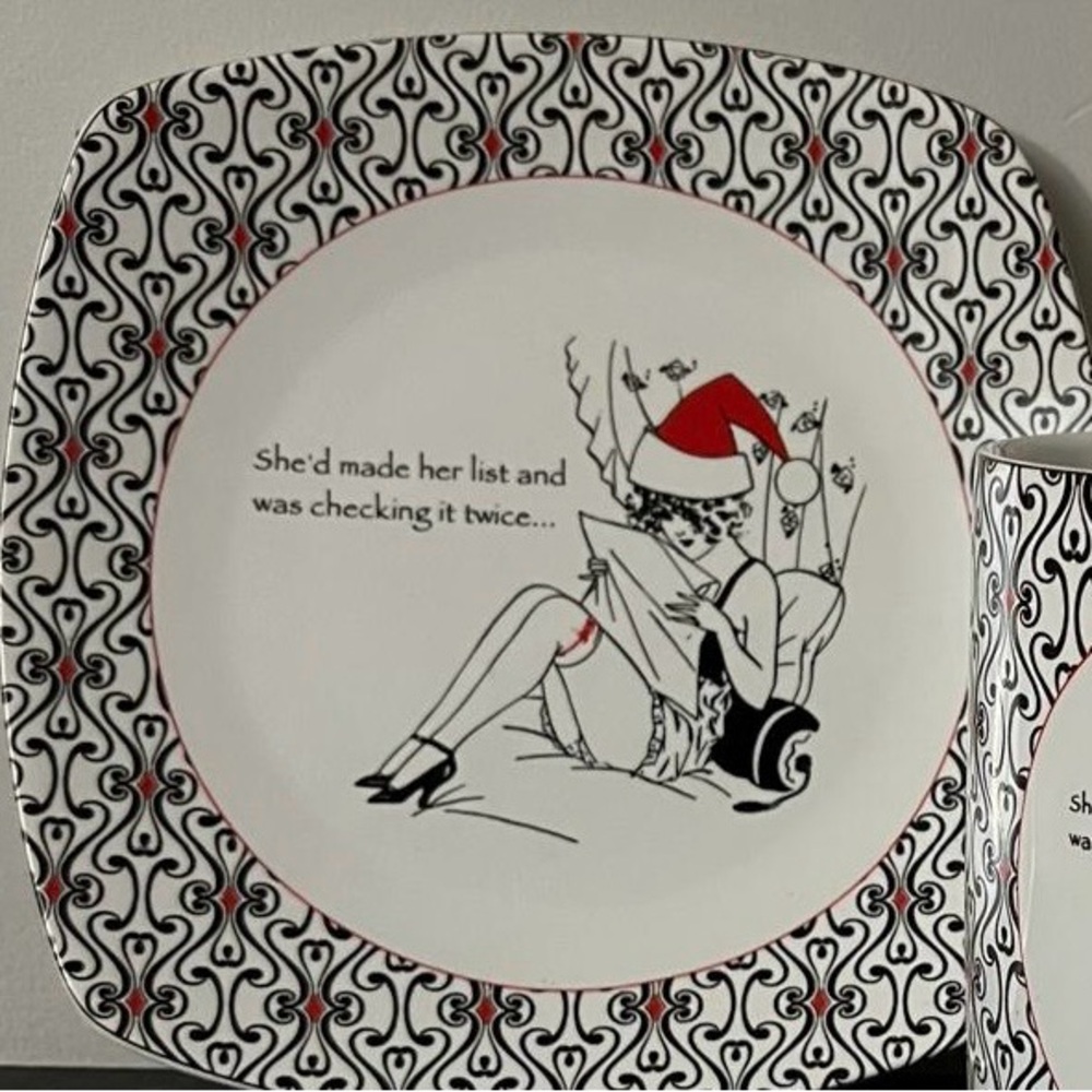 222 fifth christmas plate